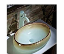 K-6149 Art Basin - Gold White