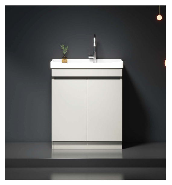 BC-903 White Floor Standing Bathroom Cabinet