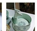 K-436A Art Basin - Green Pattern