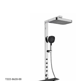 T222-8628-00 Chrome 3F Shower Set