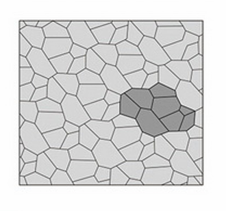 Grey Geometric Stone Tile
