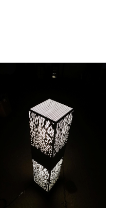 5014 Outdoor Bollard Light - Night View