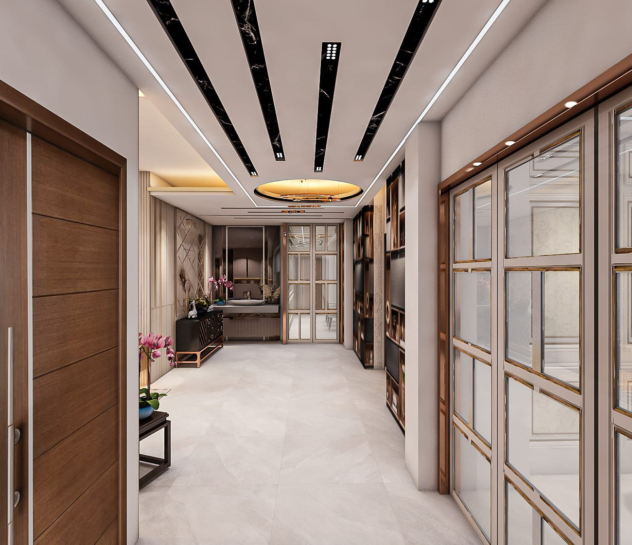 Interior Design project Interior Design Foyer Corridor 01